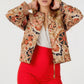 Zip Up Multi-print Jacket