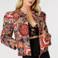 Zip Up Multi-print Jacket