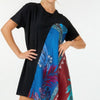 Print Handkerchief Tunic Top