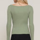 Long Sleeve Boat Neck Sweater