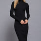 Long Sleeve High Neck Sweater Long Dress