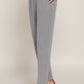 High Waist Pintuck Detail Long Pants