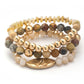 Multi Mix Bead Stretch Bracelet Set