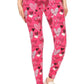 Heart Prints Printed, High Waisted Leggings