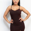 Glittered bodycon slit dress