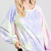 Tie-dye Puff Long Sleeve Top