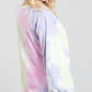 Tie-dye Puff Long Sleeve Top