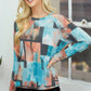 Artistic Open-back Long Sleeve Top