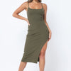 Side Slit Cami Dress