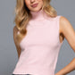 Sleeveless Turtle Neck Sweater Top