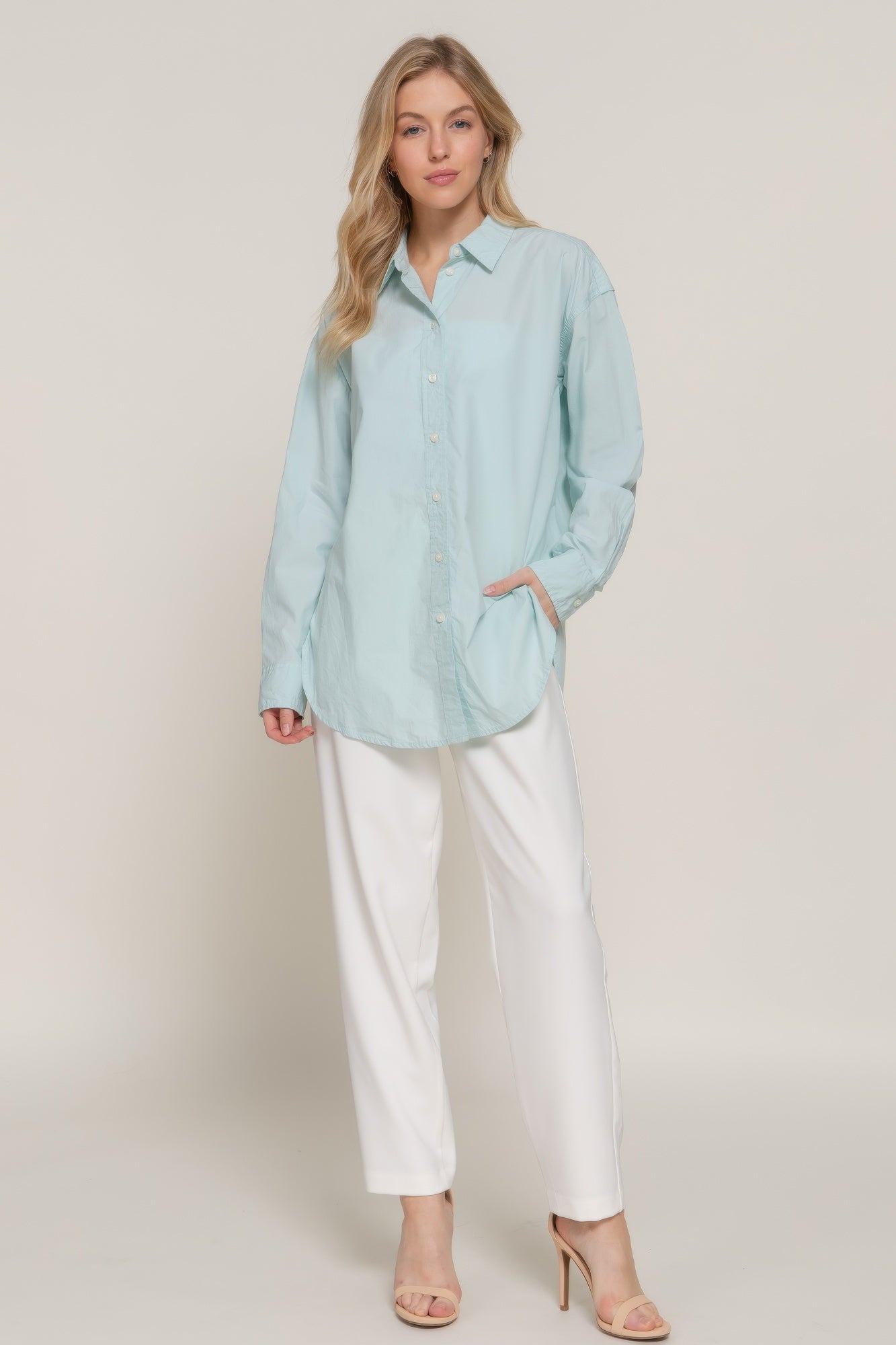 Long Sleeve Loose Fit Shirt