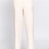 High Waist Pintuck Detail Long Pants