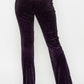 Glittery Flare High-rise Elastic Pants