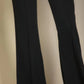 High Waist Stretch Crepe Flare Pants