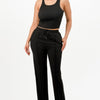 Ribbed Tank Top And Pant Set