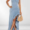 Strapless Denim Dress