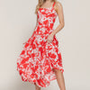 Floral Print Cami Midi Dress