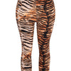 Tiger Printed Capri Leggings