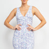 Ditsy Floral Ruching Dress