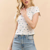 Short Sleeve Printed Baby Tee
