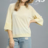 Ribbed Knit Oversized Top