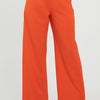 Front Button Fold-over Inside Zipper Pants