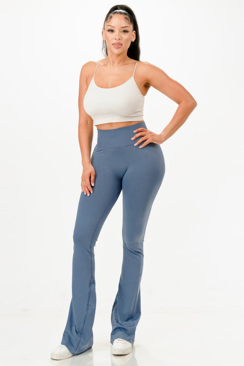Premium Seamless Bell Bottom Work Out Flare Pants