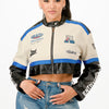 Colorblock Crop Jacket