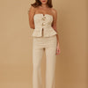 Scrunched Golden Stone Strapless Sets