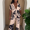 Noir Bloom Pants Set
