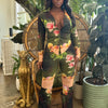 Blush Bloom Mesh Pants Set