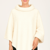 Textured Cowl Neck Poncho