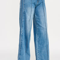 High Rise Wide Leg With Tummy Control displayed on model, featuring a flattering silhouette and supportive waistband.