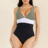 Modern Colorblock One Piece
