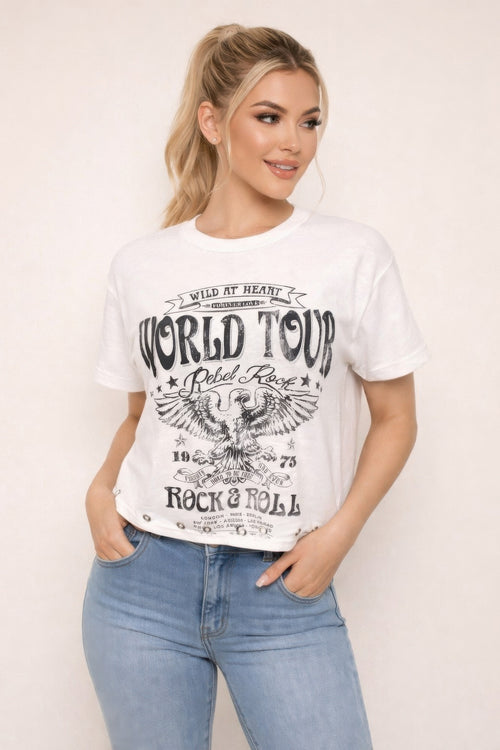 Wild At Heart World Tour Rebel Rock Graphic Tee