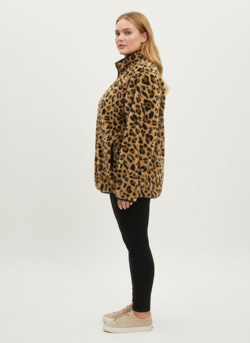 Onque Casual Animal Print Jacket