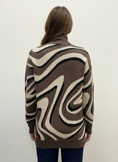 Ninety Printed Sweater