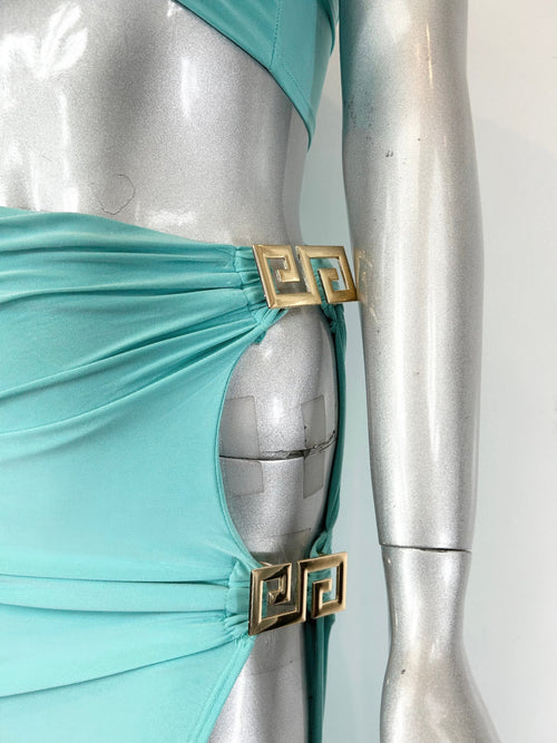 Two-Piece Matching Skirt Set, Bandeau-Style