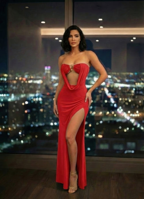 Dress,floor-length Evening Gown Maxi Dress