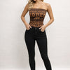 Western Rodeo Cowboy Graphic Tube Top
