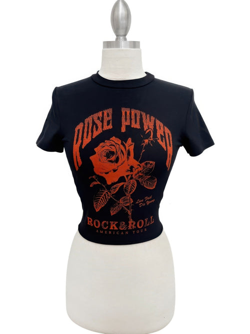 Rose Power Graphic Tee