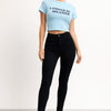 I Could Be Meaner" Graphic Crop Tee