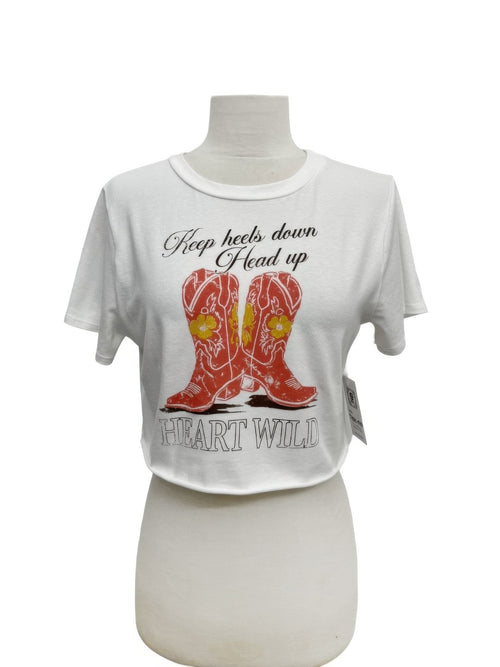 Wild Heart Cowgirl Graphic Tee