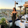 Glamour With Modern Construction Maxi Dress