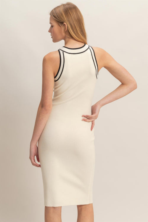 Ribbed Sleeveless Dress