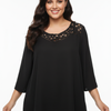 The Leila Lace Yoke Bell Sleeve Tunic