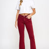 Mid Rise Stretch Tummy Control Kick Flare Jeans
