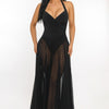 Siren's Veil Halter Dress