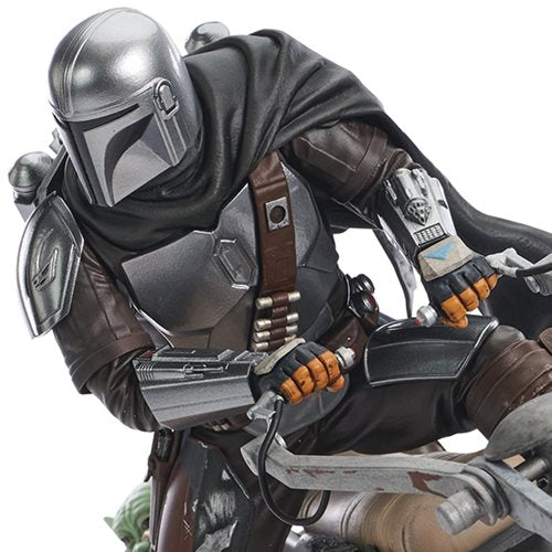 Star Wars: The Mandalorian Din Djarin on Speeder Bike Premier Collection 1:7 Scale Statue Pre-Order