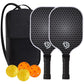 Master Your Game: Premium Carbon Fiber Pickleball Paddle - USAPA Approved, Honeycomb Core, Perfect for Indoor & Outdoor Play - Ultimate Gift Kit Included